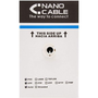 Nano Cable 10.20.0504-EXT-BK Cable de Red Exterior Cat.6 UTP AWG24 Impermeable - Bobina 305 Metros Negro